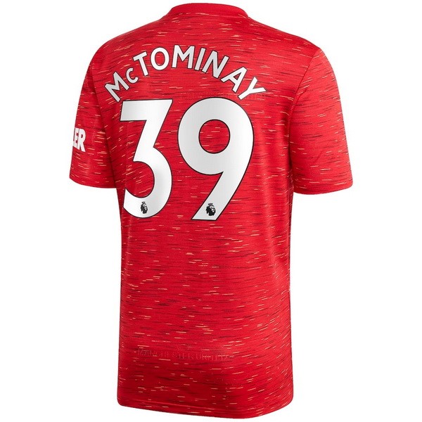 Camiseta Manchester United NO.39 McTominay Replica Primera Ropa 2020/21 Rojo